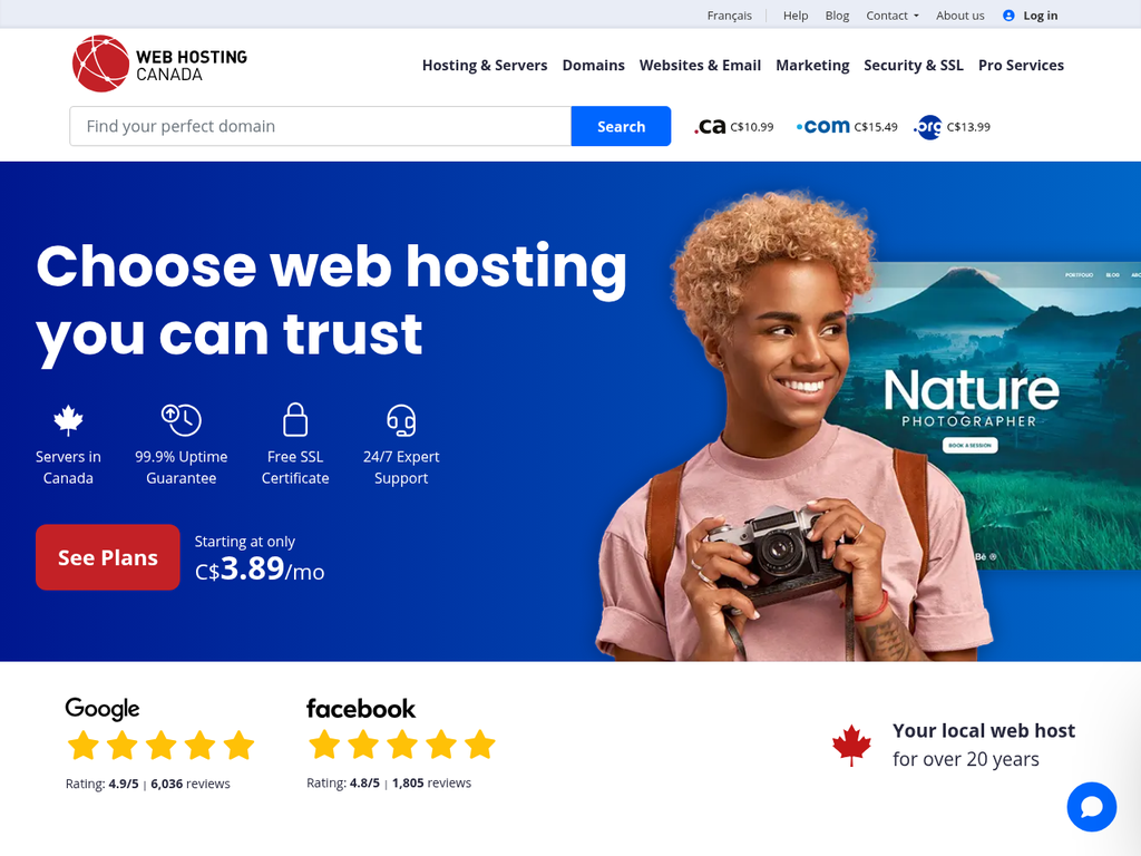 Web Hosting Canada